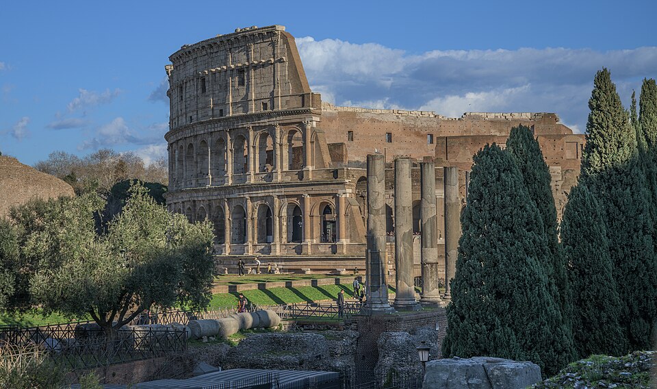 The Colosseum and the Roman Forum